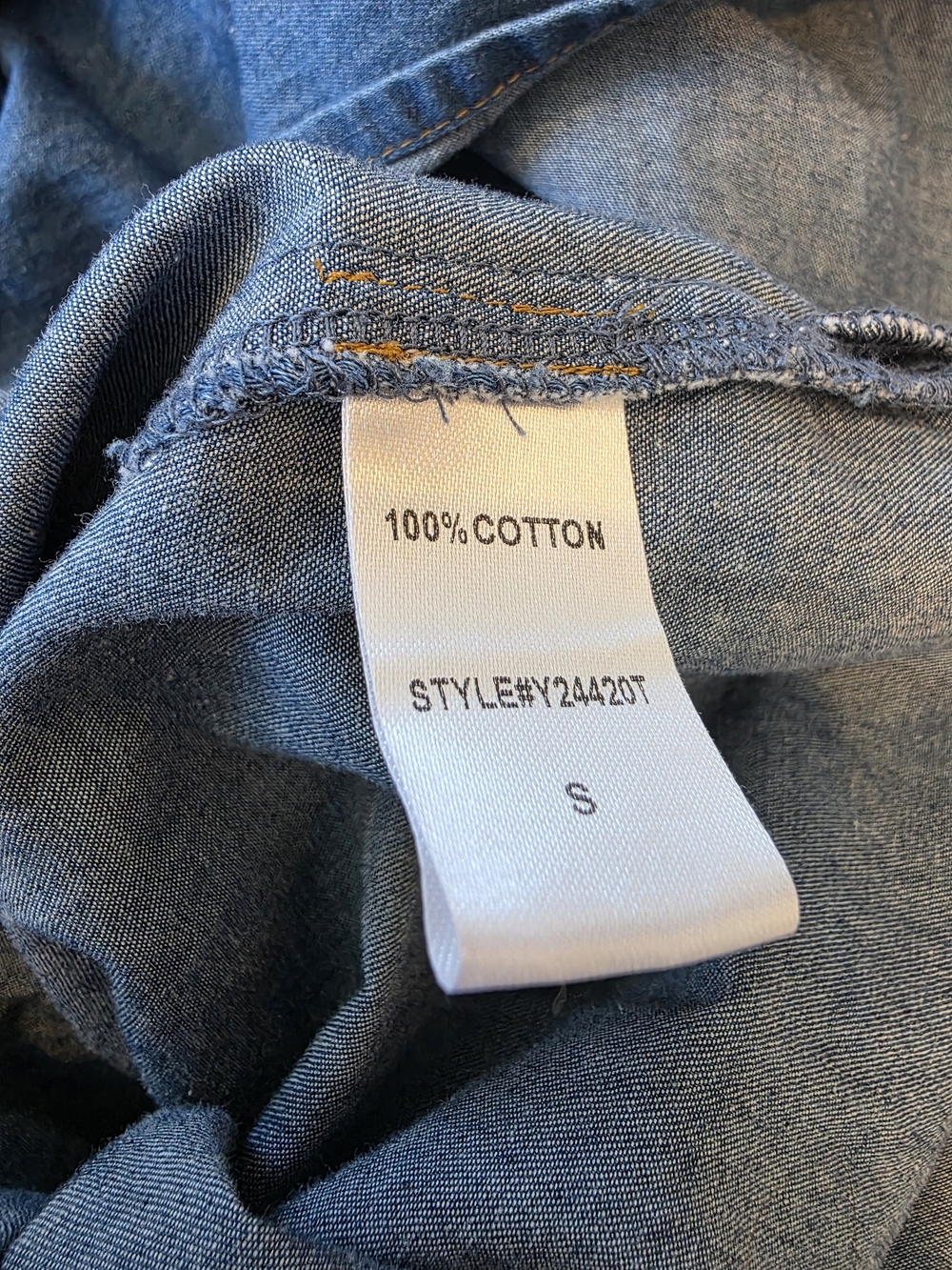 Pomander Place Blue Denim Maxi Dress - Picture 4 of 6
